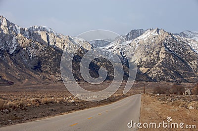 Mt. Whitney Drive Stock Photo