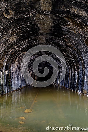 Mt. Wood Tunnel - Wheeling Terminal Railway - Wheeling, West Virginia Stock Photo