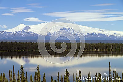 Mt Wrangell Stock Photo