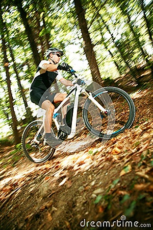 Mtb extreme Stock Photo