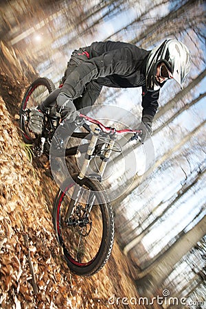 Mtb extreme Stock Photo