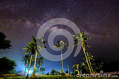 Muadzam Milkyway Stock Photo