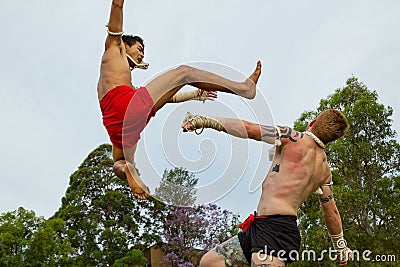 Muay Thai in Parramatta Editorial Stock Photo