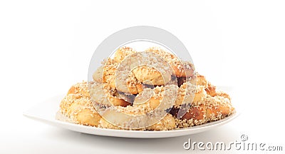 Mucenici, eight-shaped cookies Stock Photo