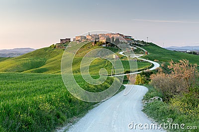 Mucigliani village - Tuscany Stock Photo