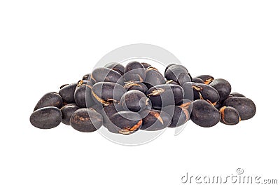 Mucuna pruriens isolated Stock Photo