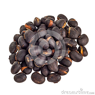 Mucuna pruriens isolated Stock Photo