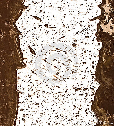 Mud splat pattern Stock Photo