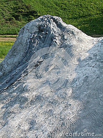 Mud volcano in the natural reserve park of Salse di Nirano. Fiorano, Italy. Stock Photo