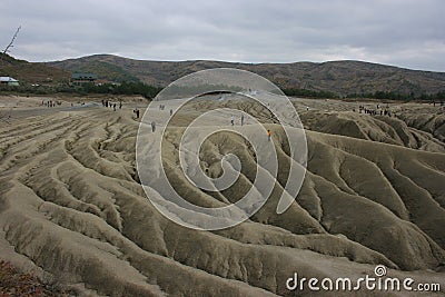 Mud Volcanoes at Berca Editorial Stock Photo