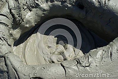 Mud vulcano Stock Photo