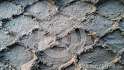 Muddy countryside road, tire mark Stock Photo