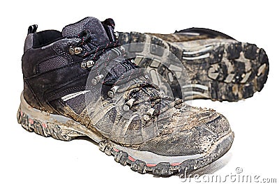 Hiking Boots Stock Photo