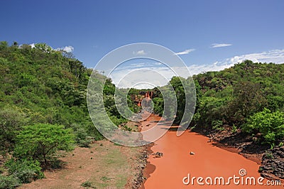 Muddy river Stock Photo