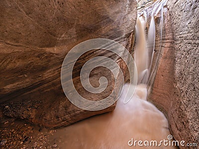 Muddy Willis Creek Waterfall Stock Photo