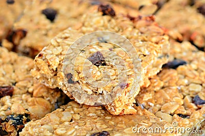 Muesli bars Stock Photo