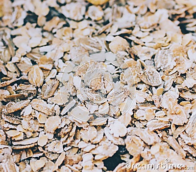 Muesli On Breakfast Stock Photo