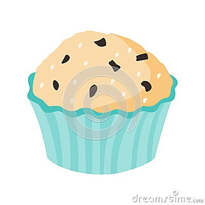 Muffin.Vector illustration of muffin. Vector Illustration