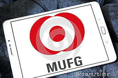 Mufg bank logo Editorial Stock Photo