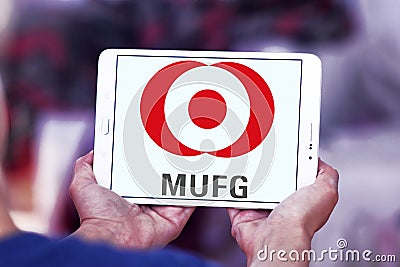 Mufg bank logo Editorial Stock Photo