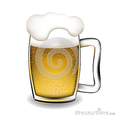 Mug of beer Stock Photo