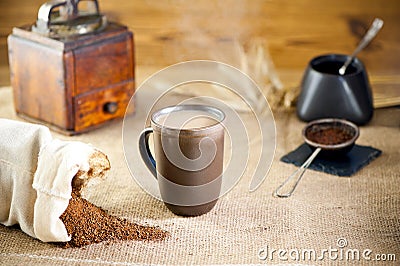 Mug of substitute coffee Stock Photo