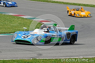 Mugello Historic Classic 25 April 2014 - Matra MS 670 - 1972 Editorial Stock Photo