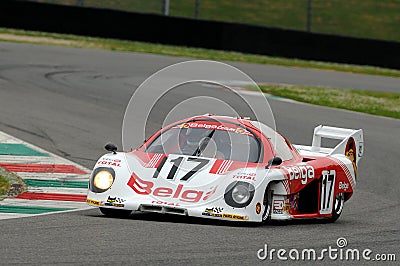 Mugello Historic Classic 25 April 2014 - RONDEAU M379 DFV - 1978 Editorial Stock Photo