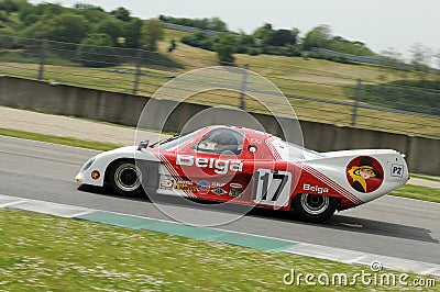 Mugello Historic Classic 25 April 2014 - RONDEAU M379 DFV - 1978 Editorial Stock Photo