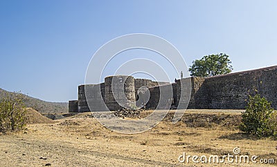 Mughal Era Historic Fort Stock Photo