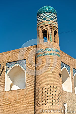 Muhammad Amin Khan Madrassah at Itchan Kala. Khiva, Uzbekistan Stock Photo