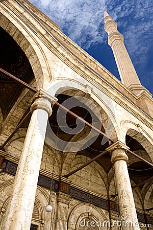 Muhammed Ali Mosque, Egypt Stock Photo