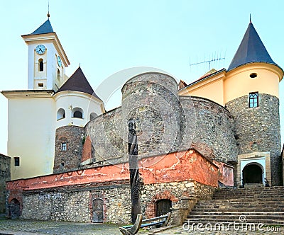 Mukachevo castle view (Ukraine) Stock Photo