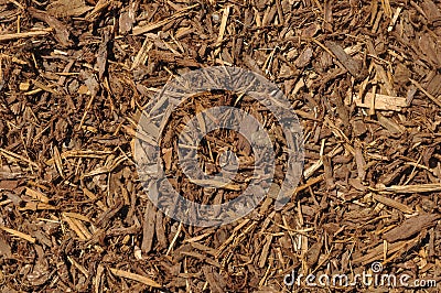 Mulch Background Stock Photo