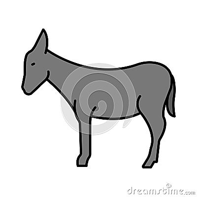 Mules Vector icon which can easily modify or edit Vector Illustration