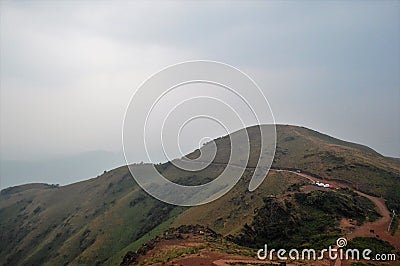 Mullayanagiri peak Chikmagalur, Karnataka Stock Photo