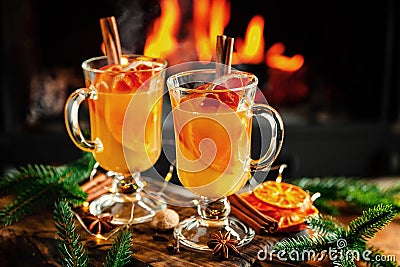 Mulled cider Stock Photo