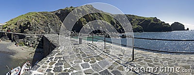 Mullion cove Stock Photo