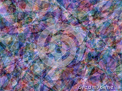 Multi-Color Geometric Abstract Background Texture Wallpaper Stock Photo