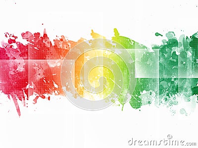 Multi-Color Paint Stock Photo