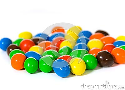 Multi colored candy Stock Photo