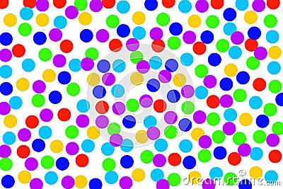 multi-colored circles on a white background Stock Photo