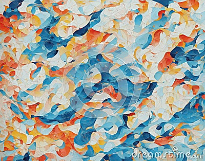 Multi-colored pattern. Stock Photo