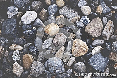 Multi Colored Pebbles rocks Backgrounds Concept Stock Photo