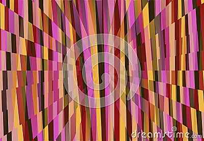 Multi colored striped illusion, graphics. Special illustration. Cartoon Illustration