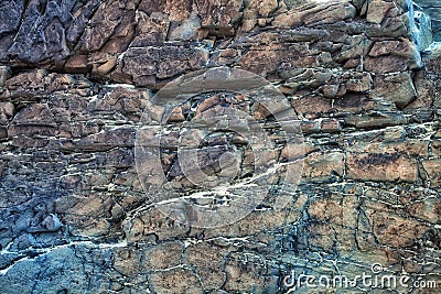 Multi-colored texture of natural stone Stock Photo