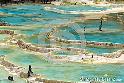 Multi-coloured Ponds Stock Photo