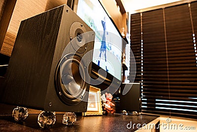 Multi Entertainment system Stock Photo