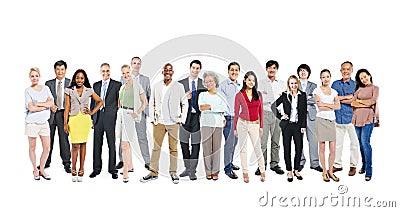 Multi-Ethnic And Diverse Occupational People Stock Photo