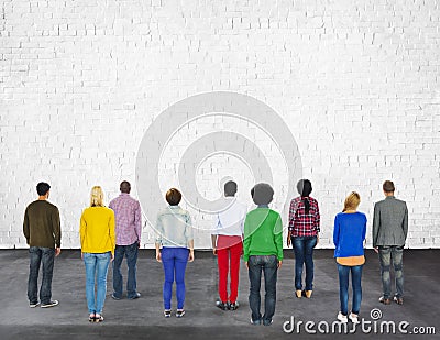 Multi Ethnic Diversity Ethnicity Friendship Teamwork Concept Stock Photo